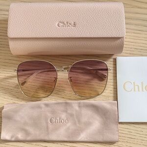 Chloe Rose Gold Sunglasses